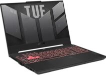 ASUS TUF Gaming A15 (2023) Gaming Laptop, 15.6” FHD 144Hz Display, GeForce RTX 4070, AMD Ryzen 7 7940HS, 16GB DDR5, 1TB PCIe SSD, Wi-Fi 6, Windows 11, FA507XI-EH94(Mecha Gray)