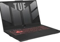 ASUS TUF Gaming A17 (2023) Gaming Laptop, 17.3” FHD 144Hz Display, GeForce RTX 4050, AMD Ryzen 9 7940HS, 16GB DDR5, 1TB PCIe 4.0 SSD, Wi-Fi 6, Windows 11, FA707XU-EH94
