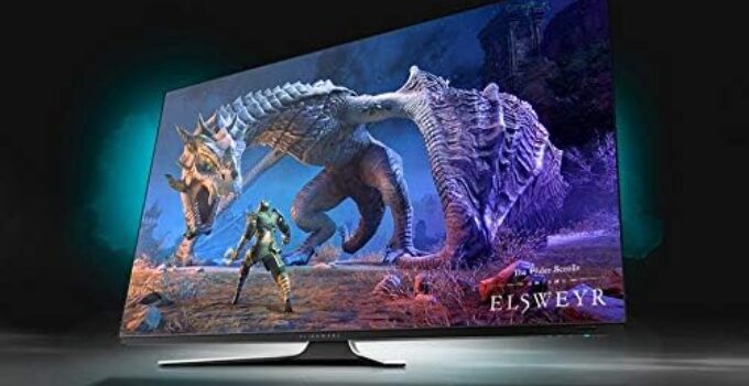 Alienware 55 OLED Gaming Monitor: AW5520QF, World’s First 55″ OLED Gaming Monitor. Featuring 4K Resolution 3840 x 2160 at 120Hz True-to-Life Colors, Low Input Latency and AW Legend Industrial Design