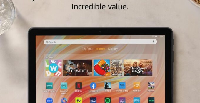 All-new Amazon Fire HD 10 tablet, built for relaxation, 10.1" vibrant Full HD screen, octa-core processor, 3 GB RAM, latest model (2023 release), 64 GB, Black