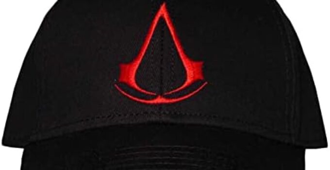 Assassin’s Creed Baseball Cap Core Logo Official Black Snapback Size One Size