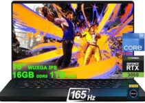 Asus ROG Zephyrus M16 Gaming Laptop | 16″ WUXGA IPS 165Hz | 12th Gen Intel 14-core i7-12700H | 16GB DDR5 1TB SSD | GeForce RTX 3060 6GB Graphic | Backlit Thunderbolt USB-C Win11Pro + 32GB MicroSD Card