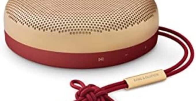 Bang & Olufsen Beosound A1 (2nd Generation) Wireless Portable Waterproof Bluetooth Speaker with Microphone, Lunar Red – LIMITED EDITION