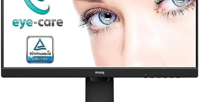 BenQ GW2485TC Office Monitor 24″ 1080p | Coding Mode | IPS | Eye-Care Tech | Adaptive Brightness | Height and Tilt screen | Speakers | Noice-Cancelling Mic | Daisy Chain | DisplayPort | HDMI | USB-C
