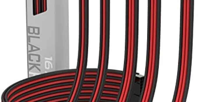 EZDIY-FAB PSU Cable Extension kit Sleeved Cable Custom Power Supply Sleeved Extension 16 AWG 24-PIN 8-PIN 6-PIN 4+4-PIN with Combs- Black/Red
