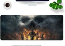 Gaming Mouse Pad Pirate Large Mouse Pad XL Desk Mat 31.5×11.8×0.12 inch Desk Pad Mouse Pad (31.5×11.8×0.12 inch, Pirate)