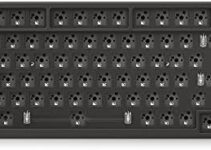Glorious Gaming – GMMK PRO Barebones Keyboard Kit (USA ANSI) Compact Custom DIY 75% Mechanical Keyboard w/Knob, Black Aluminum, TKL, Hotswap, Cherry MX Style, Backlit RGB, USB-C Removable