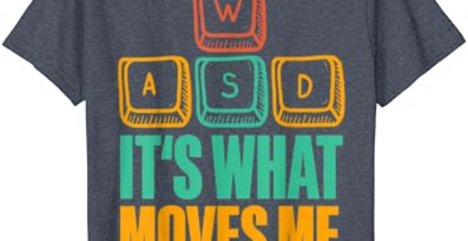 It’s What Moves Me WASD I Pc Game Gamer Gaming T-Shirt
