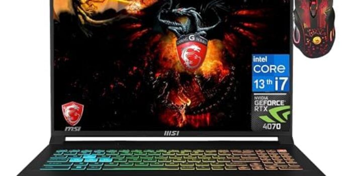 MSI 2023 Newest Crosshair Gaming Laptop, 16″ FHD+ 144Hz IPS Display, NVIDIA GeForce RTX 4070, Intel Core i7-13620H (Beats i9-12900H), 64GB DDR5 RAM, 4TB SSD, Backlit Keyboard, Wi-Fi 6, Windows 11 Home