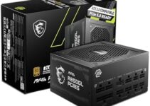 MSI MAG A850GL PCIE 5 & ATX 3.0 Gaming Power Supply – Full Modular – 80 Plus Gold Certified 850W – Compact Size – ATX PSU