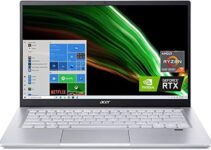 acer Swift X Laptop 2023 Newest, 14″ FHD Display, NVIDIA GeForce RTX 3050 Graphics, AMD Ryzen 5 5600U Processor, 8GB RAM, 1TB SSD, Backlit Keyboard, Wifi6, Windows 11 Home