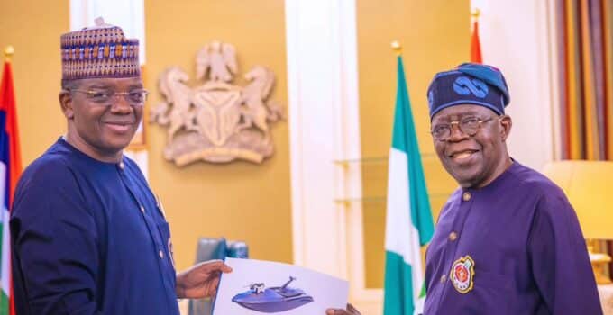 Insecurity: Minister presents Hi-Tech unmanned water vessel to Tinubu