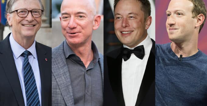 10 Richest Tech Billionaires in the World and Their Net Worth