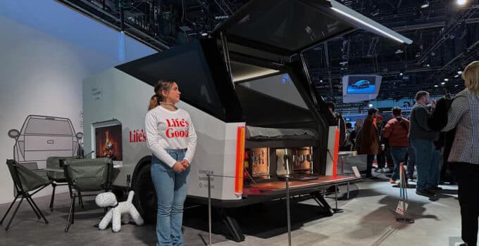 Touring LG’s high-tech camping trailer at CES 2024