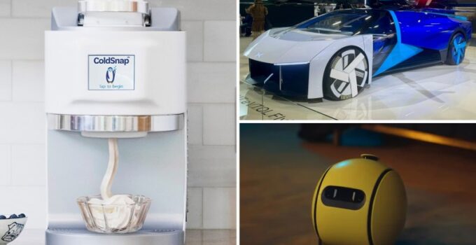 Flying cars, robot ice-cream: The weird and wonderful tech on show in Las Vegas