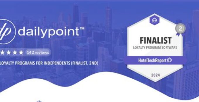 HotelTechReport names dailypoint the number 2 loyalty software provider worldwide!