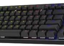 Logitech G PRO X TKL LIGHTSPEED Wireless Gaming Keyboard, Ultra-Portable Tenkeyless Design, LIGHTSYNC RGB, PBT keycaps, Clicky Switches (GX Blue) – Black