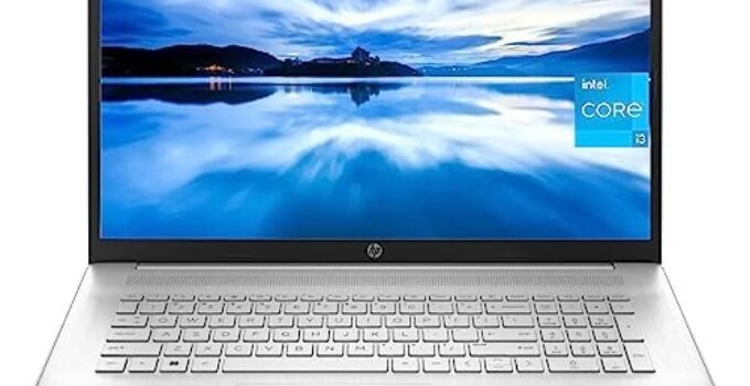 HP 2023 Newest Laptop, 17.3 Inch Display, Intel Core i3-1125G4 (Beat i5-10210U) Processor, 16GB DDR4 RAM, 1TB SSD, Intel UHD Graphics, WiFi, Bluetooth, Windows 11 Home in S Mode, Natural Silver