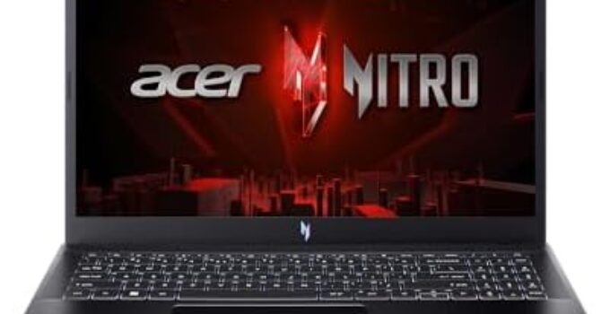 Acer Nitro V Gaming Laptop | Intel Core i5-13420H Processor | NVIDIA GeForce RTX 3050 Laptop GPU | 15.6″ FHD IPS 144Hz Display | 8GB DDR5 | 512GB Gen 4 SSD | WiFi 6 | Backlit KB | ANV15-51-532J