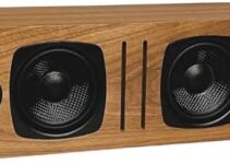 Audioengine B2 Wireless Bluetooth Speaker – Portable Music with aptX HD Bluetooth and AUX Analog Audio Input for Phone, Tablet, and Computer (Walnut Real Wood Veneer)