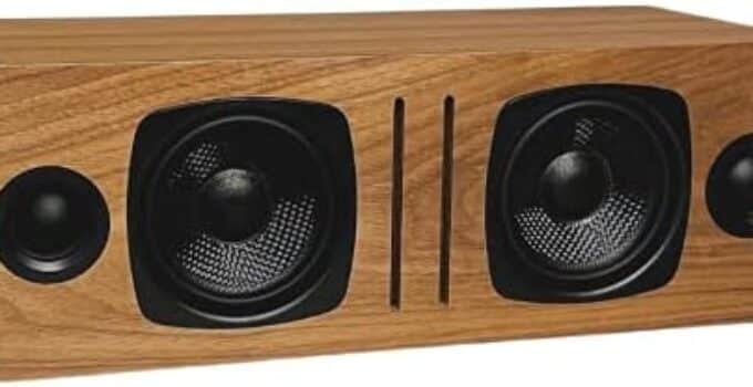 Audioengine B2 Wireless Bluetooth Speaker – Portable Music with aptX HD Bluetooth and AUX Analog Audio Input for Phone, Tablet, and Computer (Walnut Real Wood Veneer)