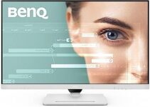 BenQ GW3290QT Productivity Monitor 32″ 1440p | IPS| Eye-Care Tech | 99% sRGB | Brightness Intelligence | Noise-Cancelling Mic & Speakers | Ergonomic | USB-C (65W) | USB Hub | DaisyChain,White