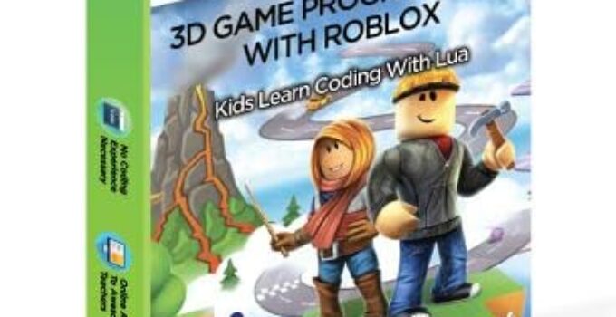 CodaKid Roblox Coding, Award-Winning, Coding for Kids, Ages 9+ with Online Mentoring Assistance, Learn Computer Programming and Code Fun Games with Lua and Video Game Programming Software (PC & Mac)