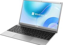 Coolby Windows 11 Laptop Computer, Intel Celeron Quad-core N4120 Processor, 12GB DDR4 RAM / 256GB SSD Notebook PC, 14.1″ FHD 1920X1080 IPS Display, Support 2.4G/5G Hz WiFi, BT, Webcam, TF Card