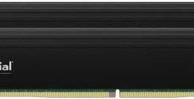 Crucial Pro RAM 32GB Kit (2x16GB) DDR4 3200MT/s (or 3000MT/s or 2666MT/s) Desktop Memory CP2K16G4DFRA32A
