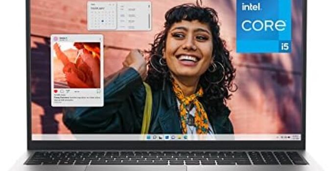 Dell Inspiron 15 3530 Laptop – Intel Core i5-1335U, 15.6-inch FHD 120Hz Display, 16GB DDR4 RAM, 512GB SSD, Intel Iris Xe Graphics, Windows 11 Home, Services Included – Platinum Silver
