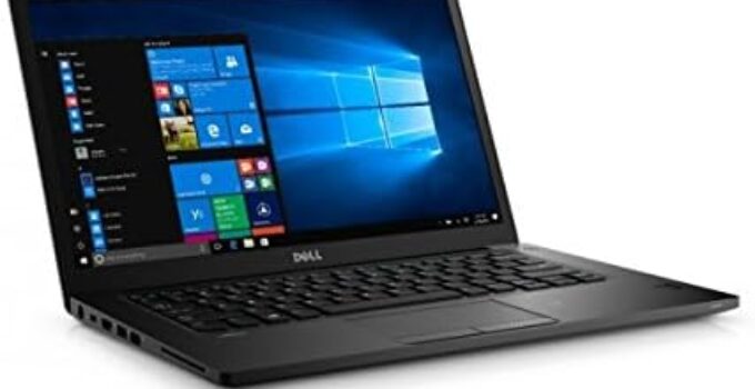 Dell Latitude 7480 Laptop – Intel Core i5-7300U CPU 2.60GHz, 16GB RAM, 256GB SSD, 14 HD Display, Webcam, Windows 10 Pro (Renewed)