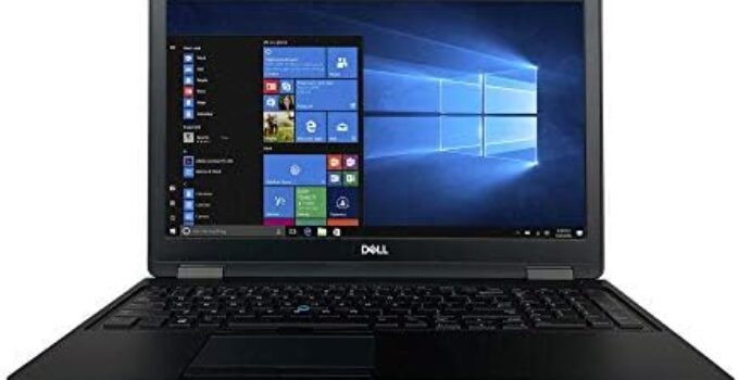 Dell Latitude E5580 15.6in Laptop, Core i5-7200U 2.6GHz, 16GB DDR4 RAM 512GB Solid State Drive, Webcam, Bluetooth, Windows 10 Pro 64bit (Renewed)