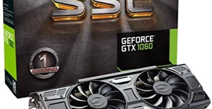 EVGA GeForce GTX 1060 6GB SSC GAMING ACX 3.0, 6GB GDDR5, LED, DX12 OSD Support (PXOC) Graphics Card 06G-P4-6267-KR (Renewed)