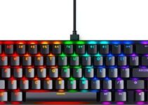 GLORIOUS Gaming GMMK 2 – TKL Mechanical Keyboard – Custom 65% Keyboard – Compact -Hotswap w/Cherry Mx Style Switches – Incl. Double Shot Keycaps & Linear Switches – PC Gaming Setup Accessories