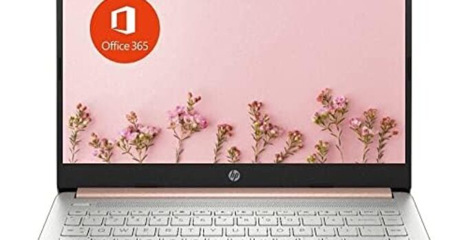 HP 2022 est Premium 14-inch HD Laptop|Intel Celeron N4020 to 2.8GHz 16GB RAM 576GB(64GB SSD+ 512GB Card)|Webcam Bluetooth HDMI USB-C Wi-Fi|LIONEYE Bundle|Rose Gold 14-dq0054dx