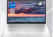 HP 2023 Newest Notebook Laptop, 17.3″ HD+ Touchscreen, 13th Gen Intel Core i7-1355U Processor, 32GB RAM, 1TB PCIe SSD, Webcam, Fingerprint Reader, Wi-Fi 6, Windows 11 Home, Silver