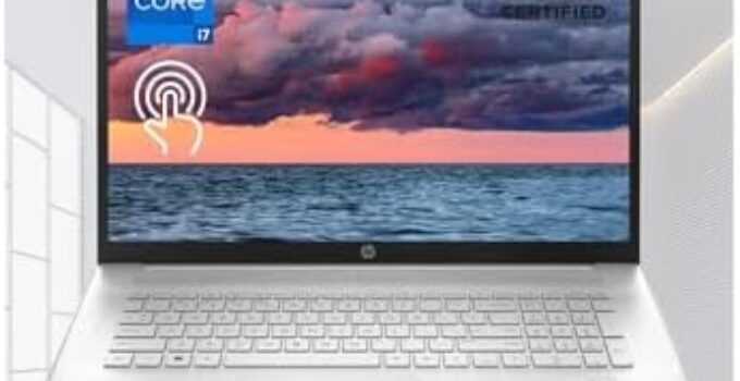 HP 2023 Newest Notebook Laptop, 17.3″ HD+ Touchscreen, 13th Gen Intel Core i7-1355U Processor, 32GB RAM, 1TB PCIe SSD, Webcam, Fingerprint Reader, Wi-Fi 6, Windows 11 Home, Silver