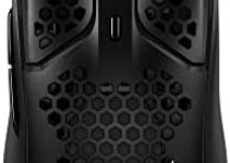 HyperX Pulsefire Haste – Wireless Gaming Mouse – Ultra Lightweight, 61g, 100 Hour Battery Life, 2.4Ghz Wireless, Honeycomb Shell, Hex Design, Up to 16000 DPI, 6 Programmable Buttons – Black