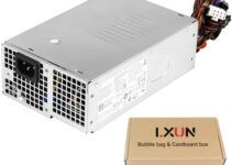 LXun Upgraded AC460EBS-00 T63HC 460W Power Supply Compatible with DELL XPS 8950 Inspiron/Vostro 3020 Alienware Aurora R13 R14 Replaces HU460EBS-00 HK560-81PP H460EBS-00 PNWT1【8pin|6+2pin|4pin*2】