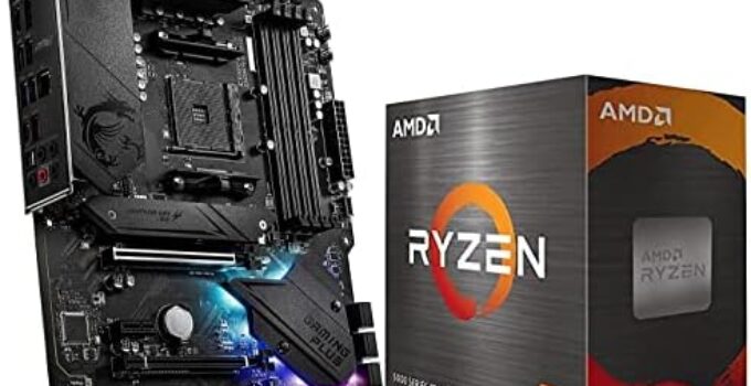 Micro Center AMD Ryzen 7 5700X 8-Core 16-Thread Unlocked Desktop Processor Bundle with MSI MPG B550 Gaming Plus ATX Gaming Motherboard (AMD AM4, DDR4, PCIe 4.0, M.2)