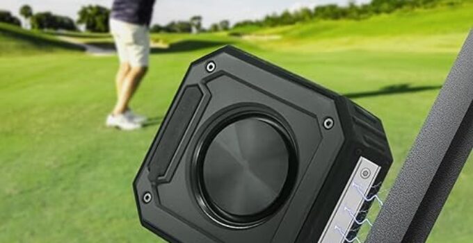 PILSAMAS Golf Speaker, Bluetooth Speakers, Portable Bluetooth Speaker – Magnetic, 15W Loud with Bass, Outdoor IPX7 Waterproof Bluetooth Speaker, Wireless Speaker, Golf Cart Accessories, Gifts for Men