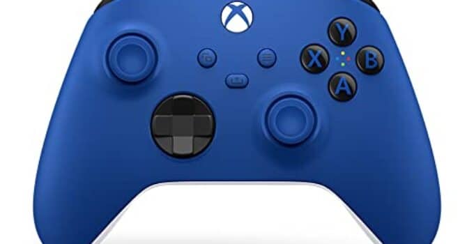 Xbox Wireless Controller Shock Blue – Wireless – Bluetooth – USB – Xbox Series X, Xbox Series S, Xbox One, PC, Android, iOS, Tablet – Shock Blue