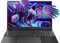 【Win 11/MS Office 2019】 15.6 inch Large FHD IPS Screen Laptop Computer, High Speed Celeron N5095(2.0-2.9Ghz) Quad-Core CPU,DDR4 16G RAM:256GB SSD, Portable Notebook PC with Backlit KB(Black,16G+256G)