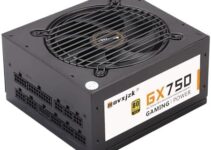 750W 80 Plus Gold Power Supply ATX 3.0 & PCIE 5.0 Ready Fully Modular FDB Fan 100,000 Hours of Service Life（Black）