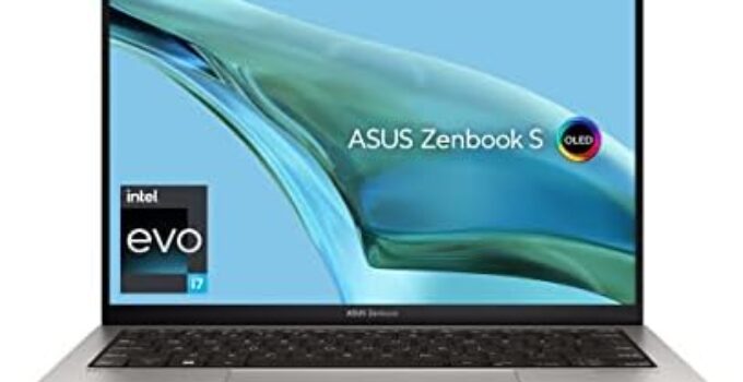 ASUS Zenbook S 13 OLED Ultra Laptop, 13.3â€ OLED 2.8K Display, Intel Evo Certified, i7-1355U CPU, Intel® Iris Xe Graphics, 32GB RAM, 1TB SSD, Windows 11 Pro, Basalt Grey, UX5304VA-XS76T