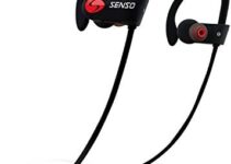 Bluetooth Headphones, Best Wireless Sports Earbuds w/Mic IPX7 Waterproof HD Stereo Sweatproof Earphones for Gym Running Workout Noise Cancelling Earphones Earbuds Noise Cancelling Headsets