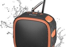 DOSS Waterproof Portable Speaker with Big Sound, 22H Playtime, IP67 Rated Waterproof and Dustproof, Bluetooth 5.3, TWS Pairing, Mini Bluetooth Speaker with Clip for Beach, Kayaking, Hiking, Shower