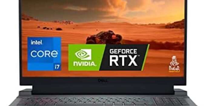 Dell G15 5530 Gaming Laptop – 15.6-inch FHD (1920×1080) Display, Intel Core i7-13650HX, 16GB DDR5 RAM, 1TB SSD, NVIDIA GeForce RTX 4060 8GB GDDR6, Windows 11 Home, Service – Dark Shadow Gray