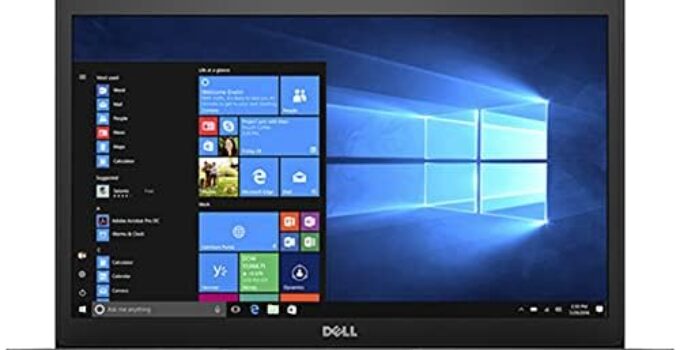 Dell Latitude 7480 14in FHD i5-6300U 16GB 256GB SSD Webcam Backlit Keyboard Black (Renewed)