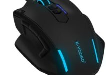 E-YOOSO Large Gaming Mouse, X-41 Wired Mice, 5 Level 12400 DPI, 11 Buttons Computer Mouse for PC/Mac and Laptop – Black